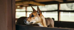 stable dog