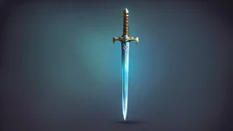 Magical Sword, Solid Background, Sword blade with a color of #B293C8