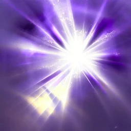 rays of light embracing purple