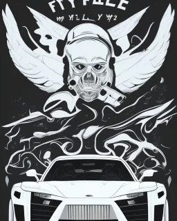 fast furius, sticker, car, movie, contour, vector, white background, detailed --v 5 -