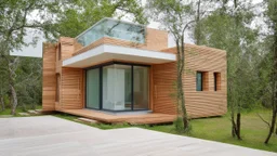 cube house complex in the style of Rie Cramer