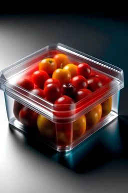 packaging for dry fruits transparent square