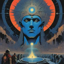 Philippe Druillet's Délirius (1973, written by Jacques Lob) Lone Sloane: (Staring at the holographic map, his voice dropping to a dangerous whisper) "You think you can play me like a pawn on a board. I will break that vault wide open. I will steal their gold. But mark my words, holy man... when this heist is done, I am coming back for your throat."