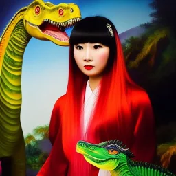 😮🦕🤦‍♂️🎎😧 Full body portrait, painting, medium shot lady style of 😵‍💫