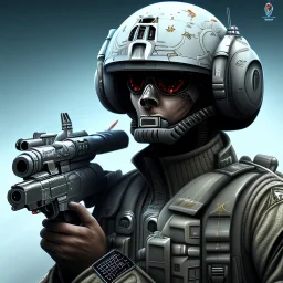 Marine soldier, futuristic