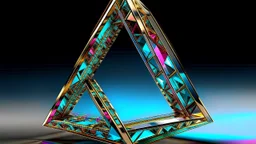 penrose triangle jeweled impossible geometry