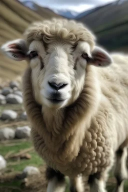 нарисуй мне кыргызских овец которые резвятся на жайлоо