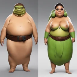 Inspired by the work of HollyKonn , I played around with a Princess Leia model to generate some younger versions of her with varying levels of success. The older bikini pics are supposed the be "Jabba's slave outfit", lol not accurate but still good. Although the Hutt himself looks more like a giant frog man.