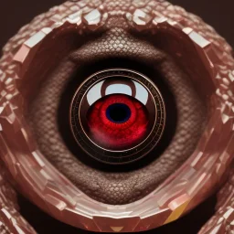 ouroboros as stone ring with red diamond eyes, sculpture, hyperphotorealistic, 8k,UHD,macro lens, sharp focus, hyper detail, sparkle, 800mm