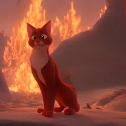 Fire cat