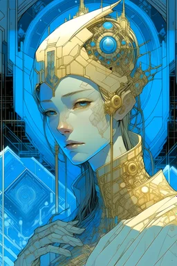 /imagine prompt: konsep seni setengah cetak biru metaverse futuristik yang sedang tren di stasiun seni josan gonzalez laurie greasley dangiuz dispersi partikel rasio emas sinematik yang rumit menggunakan aturan pertiga detail yang rumit detail tinggi potret karakter dewi es orse, wajah ramping, pencahayaan sinematik, mata biru bersinar, sangat detail, cgsociety , 8k, resolusi tinggi, gaya charlie bowater, tom bagshaw, wajah tunggal, simetris, foto headshot, sangat detail.::3 4-bit::3 direct sunl