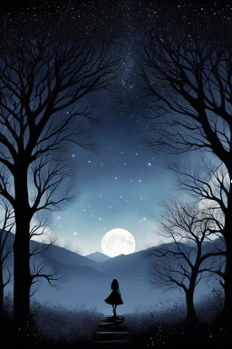Let no moon Creep up the heaven to-night. I in darksome noon Walking hopefully, Seek my shrouded light— Grope for thee! Darker grow The borders of the dark! Through the branches glow! From the roof above, Star and diamond-spark, Light for love.