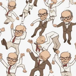 academic professor carton dancing