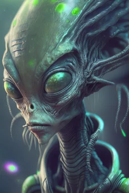 Alien teenager,highly detailed, artstation, sharp focus