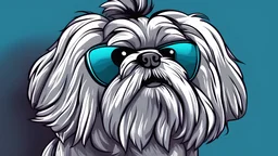 Charlotte hornets logo shih tzu