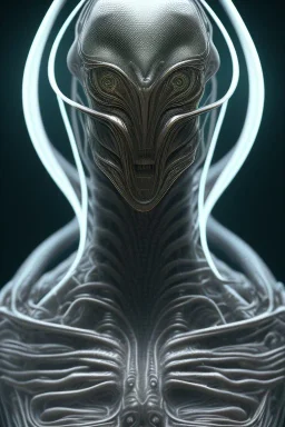 alien, head, 8k, finely detailed, photo realistic, HR Giger style