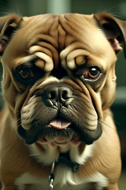 make the dog angry