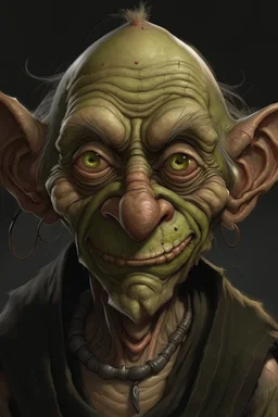 Portrait of a Realistic Goblin