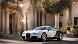 Bentley Bugatti Veyron , desktop wallpaper, 4K, Cinematic, rear view