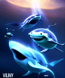 Robot whale, Pixar style