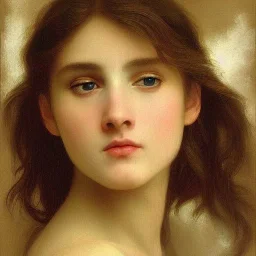 Fotorrealistic painting Bouguereau style