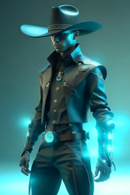 Futuristic cowboy