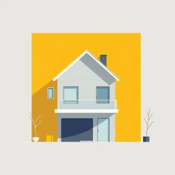 hero image for real estate company minimalist illustration