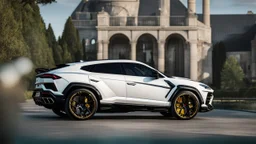 lamborghini urus mansory ,rear view, desktop wallpaper, 4K, Cinematic