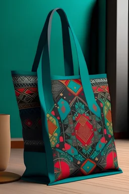 tote bag moroccan modern inspirated