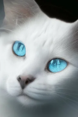 white cat blue eyes