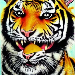 tiger by David Choe