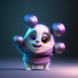 Concept art of Little dumbbell wearing a hoodie (Pixar art style)++, highly detailed, digital painting, art stations, concept art, smooth, unreal engine 5, god rays, ray tracing, RTX, nanite polygons, lumen lighting, ultra detail, volumetric lighting, 3d, detailed anime, finely drawn, high definition, high resolution, cartoon [ animation, cartoon, drawing, painting, low res, cropped, watermark, jpeg artifacts, low quality, normal quality, bad anatomy, text error, worst quality, blurry thousa