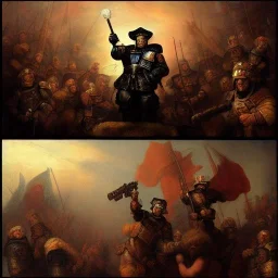 Rembrandt space marine war