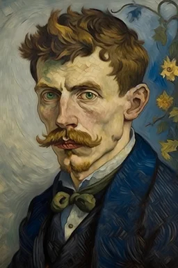 portrait of peter parker by van gogh