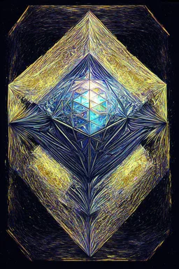 merkaba; neo-surrealistic optical art