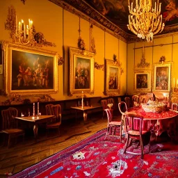 Celebration in a schloss, austrian people, ledherhosen, Austrian aesthetic, warm colors, wooden floor, forest green walls, chiaroscuro, 8k, HD, cinematography, photorealistic, Cinematic, Color Grading, Ultra-Wide Angle, Depth of Field, hyper-detailed, beautifully color-coded, insane details, intricate details, beautifully color graded, Cinematic, Color Grading, Editorial Photography, Depth of Field, DOF, White Balance, 32k, Super-Resolution, Megapixel, ProPhoto RGB, VR, Halfrear Lighting