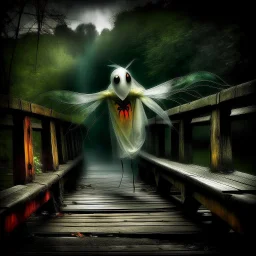 THE GHOST IS STILL DANCING ON THE OLD BRIDGE