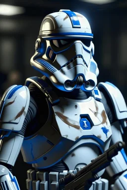 Star Wars Clonetrooper with an iron man arc reactor