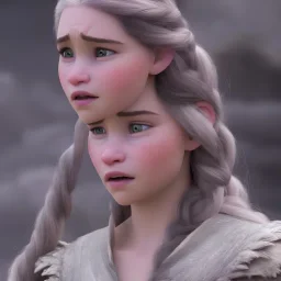 emilia clarke photo face, wearing dragon armor, fog, particle fire, 8k quality, intricate, realism, detailed, fog and fire particles