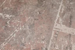scratched concrete floor, low angle