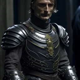 mads mikkelsen dresses in knight's armour