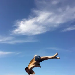 Monkey backflip skies