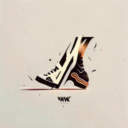 logo design, letter ‘w’, letter ‘k’, letter ‘s’, West kicks, sneakers, hype culture, minimal