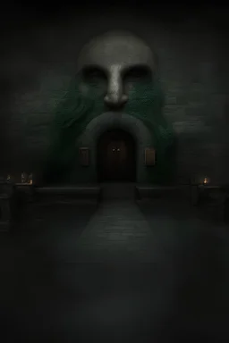 entrance to the secret room of the Slytherin faculty