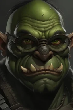 orc with glasses