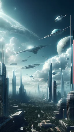 future city sky