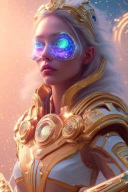 white and gold crystals cascades, cosmic and galactic ambiance, full of details, smooth, bright sunshine，soft light atmosphere, light effect，vaporwave colorful, concept art, smooth, extremely sharp detail, finely tuned detail, ultra high definition, 8 k, unreal engine 5, ultra sharp focus