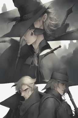 young witch hunter man
