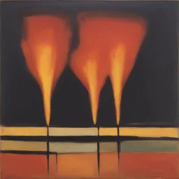 Paris on Fire: color painting by Mark Rothko and Colin McCahon