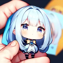 Clear focus,High resolution, A chibi drawing, Cute